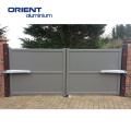 Aluminium swing contemporary gate house gate grill designs gate for boundary wall with electrical motor